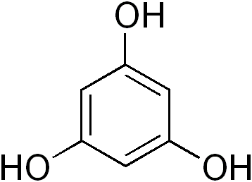 Structure du phloroglucinol