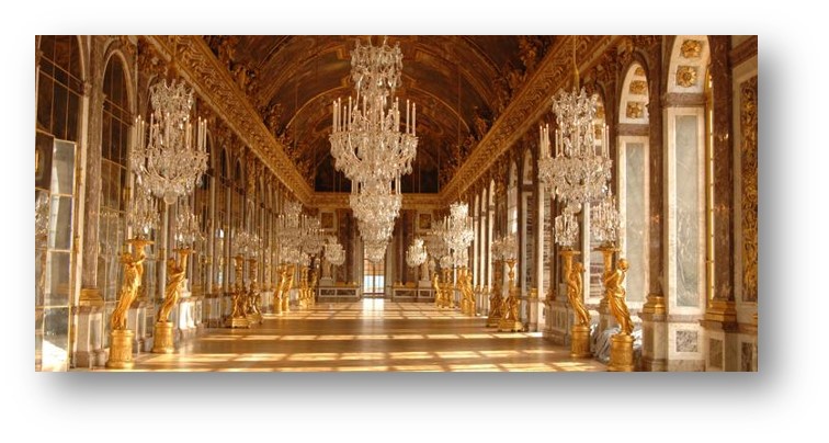 Galerie des glaces du château de Versailles